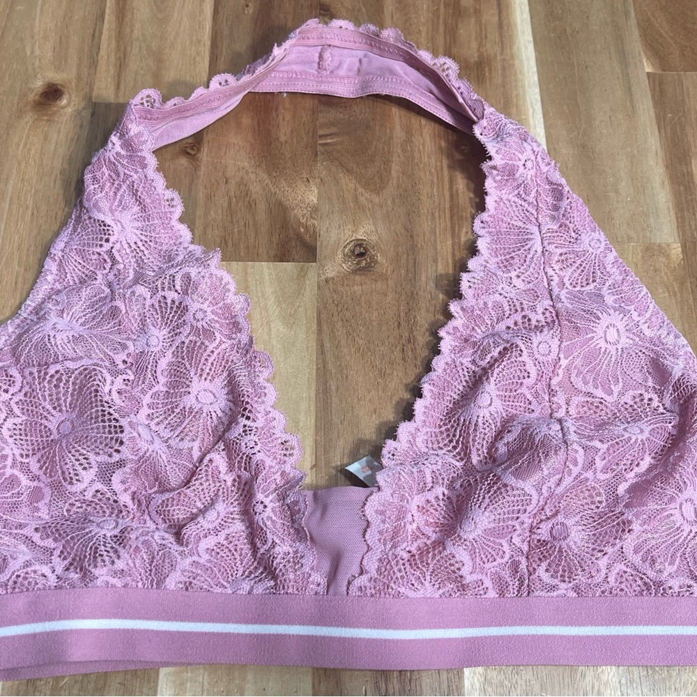 Colsie Lace Halter Bralette size medium
